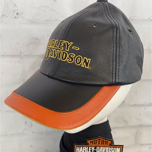 HarleyDavidson Accessories All Leather Harley Cap Poshmark